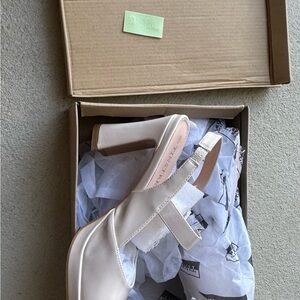 Tinstree women’s chunky square toe high heels